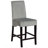 Pedestal Dining Set in Gray and Black-94365245-121469149