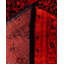 Tapis de couloir surdimensionné rouge / noir 3 pi x 9 pi One-of-a-Kind