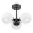 Stoll 3-Light Semi-Flush with Opal Glass