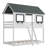Bunk Bed With Roof, Window, Guardrail, Ladder-374626451