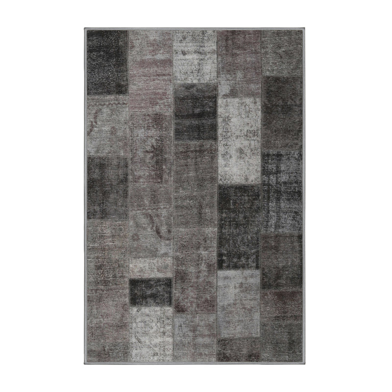 Tapis oriental multicolore tissé à la machine Oriental, Rectangle 2 pi x 3 pi