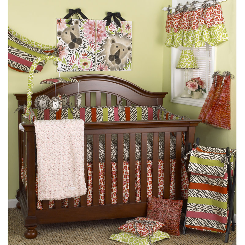 Here Kitty Kitty Cotton Animal Print Tailored Window Valance