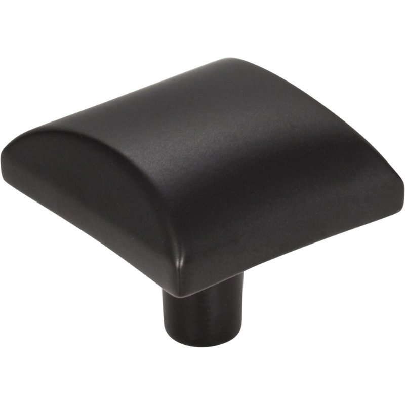 Glendale 1 1/8" Length Square Knob, Matte Black
