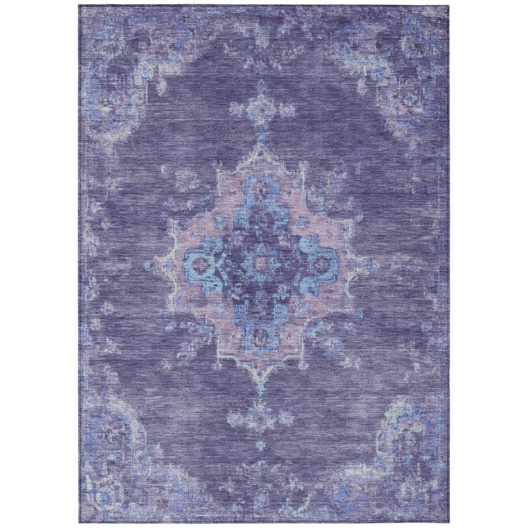Machine Washable Indoor/Outdoor Hashlamoun ACN2321 Global Rug