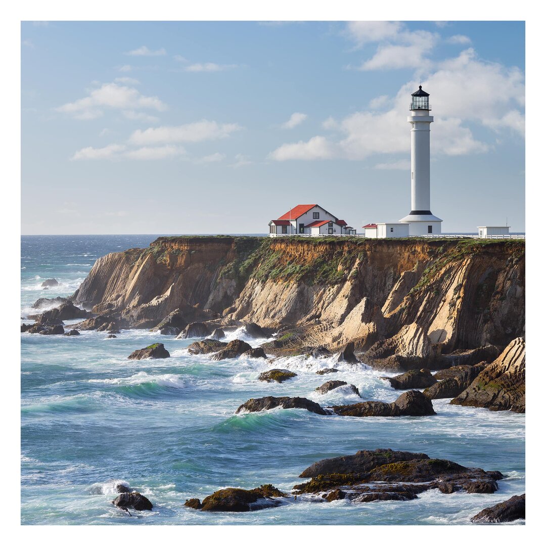 Strukturierte Fototapete Point Arena Lighthouse, California 1,92 m x 192 cm