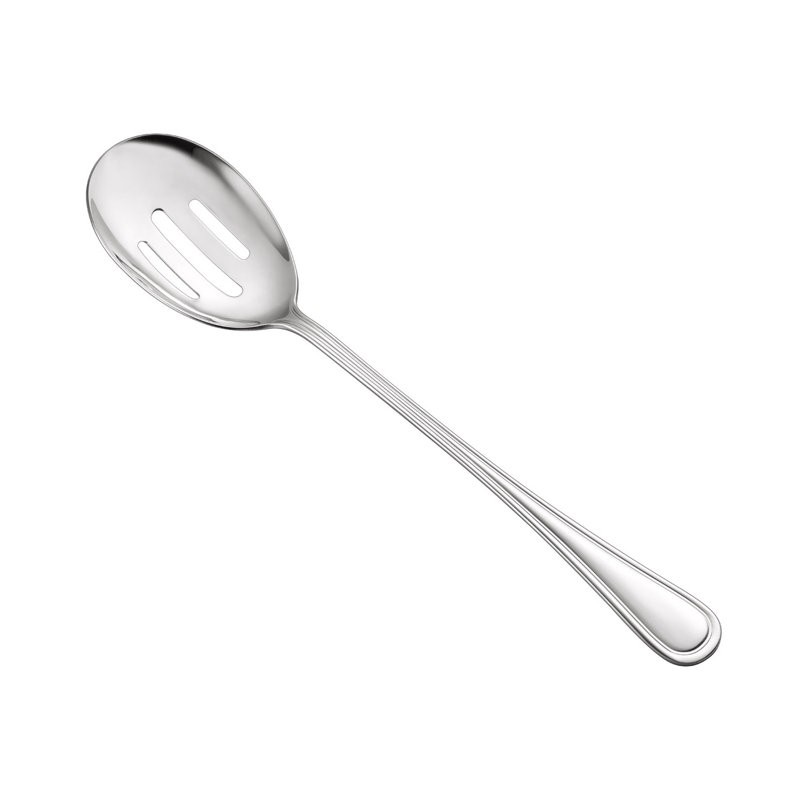 Cuillère en acier inoxydable 18/8 po CAC, Cuillère fendue
