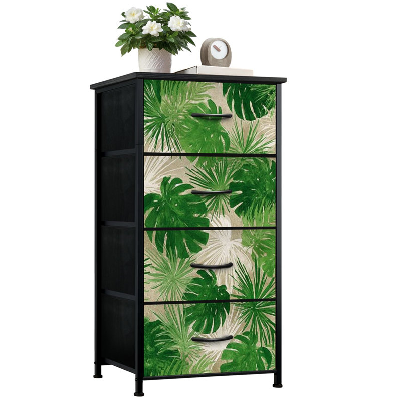 Commode 4 tiroirs avec rangement vertical