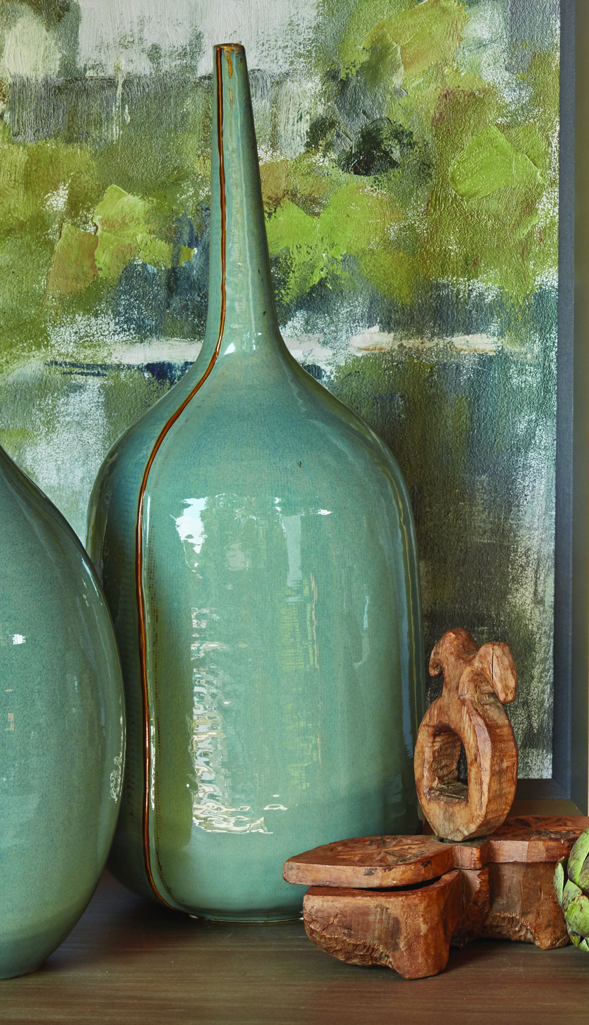 Studio A Home Milo Vase in Blue - Large & Reviews | Wayfair