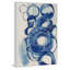 Reproduction d’art sur toile peinte à cercles bleus III-30011116