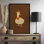 «Bo The Cowboy Duck» par Anyone Can Yeehaw, reproduction d'art