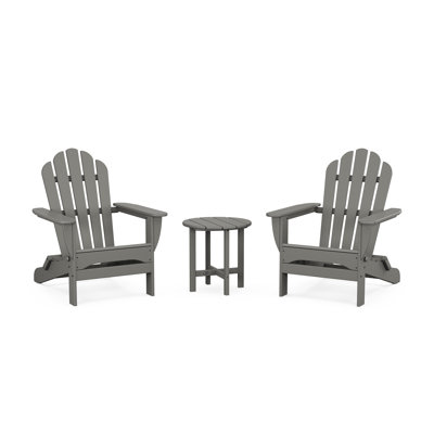 3-Piece Monterey Bay Folding Adirondack Set