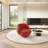 Red curved negotiating sofa