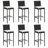 Rectangular 6 - Person Bar Height Dining Set with Cushions-195485600-195497056-195497062