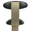 Sedes Swivel Upholstered Stool with Metal Frame-61272600