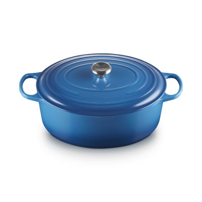 Le Creuset Enameled Cast Iron Oval Dutch Oven with Lid
