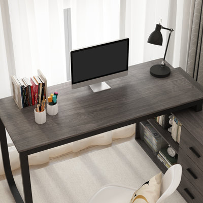 Latwon L-Shaped Writing Desk