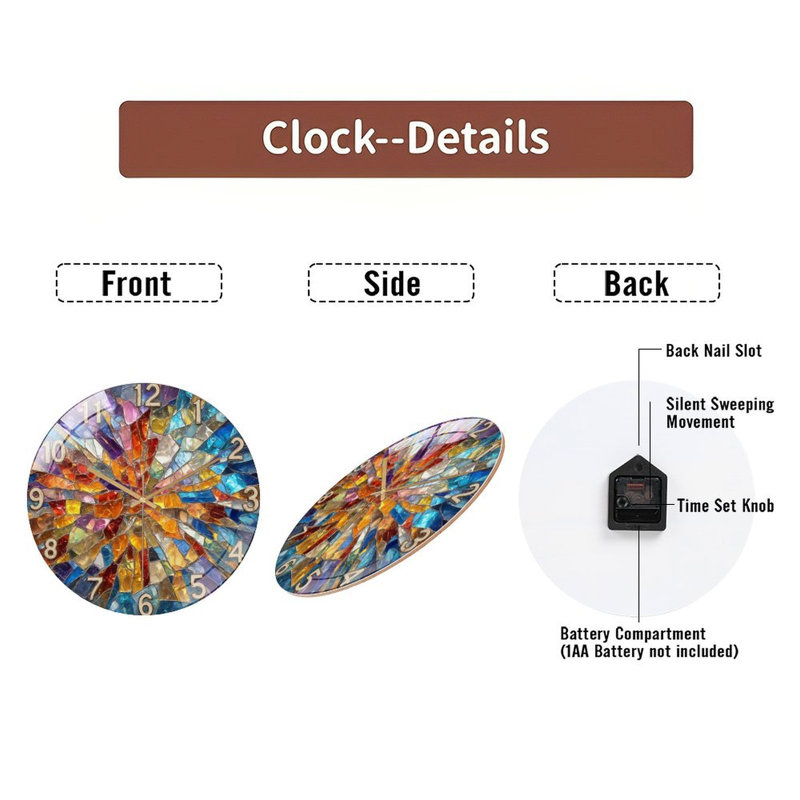 Horloge murale 12 po