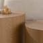 Ensemble de 2 tables basses rondes en bois pour table basse-306729253