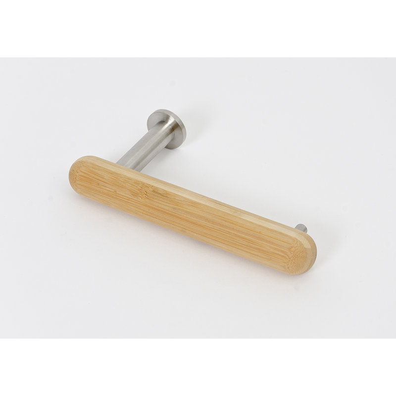 Estell Wall Mounted Toilet Paper Holder, Bamboo
