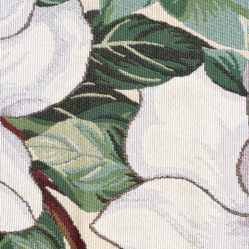 Shawntaya Floral Indoor / Outdoor Area Rug for Patios, Entryway, Deck or Porch - Cream, Rectangle 5'3" x 7'3"