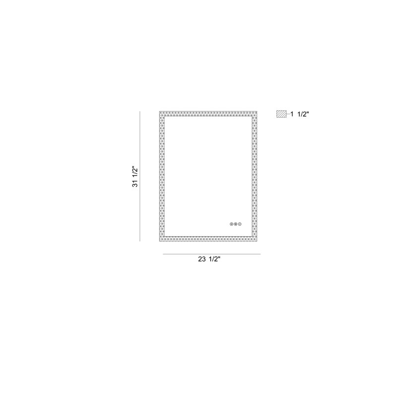 Miroir rectangulaire Benji