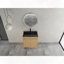 Armoire de buanderie autoportante pour meuble-lavabo avec évier en acier inoxydable et tuyau d'évacuation flexible