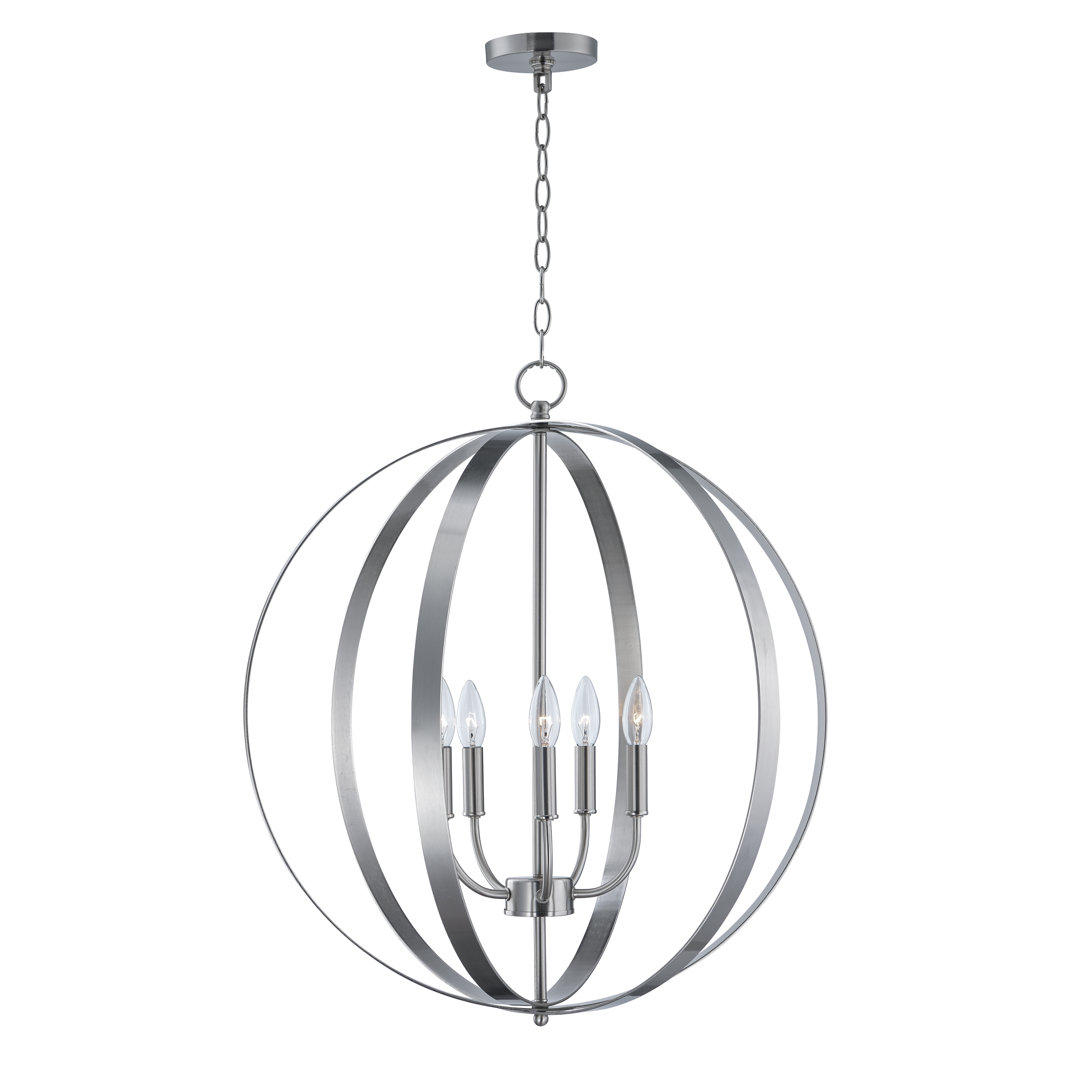 Albano 5 - Light Candle Style Globe Chandelier Laurel Foundry Modern Farmhouse® 