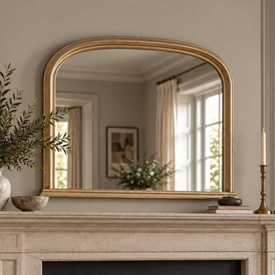 Lynn Arched Overmantle Mirror