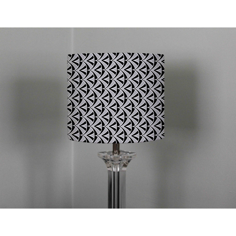 Cotton Drum Lamp Shade ( Uno ), 22cm H x 25cm W x 25cm D