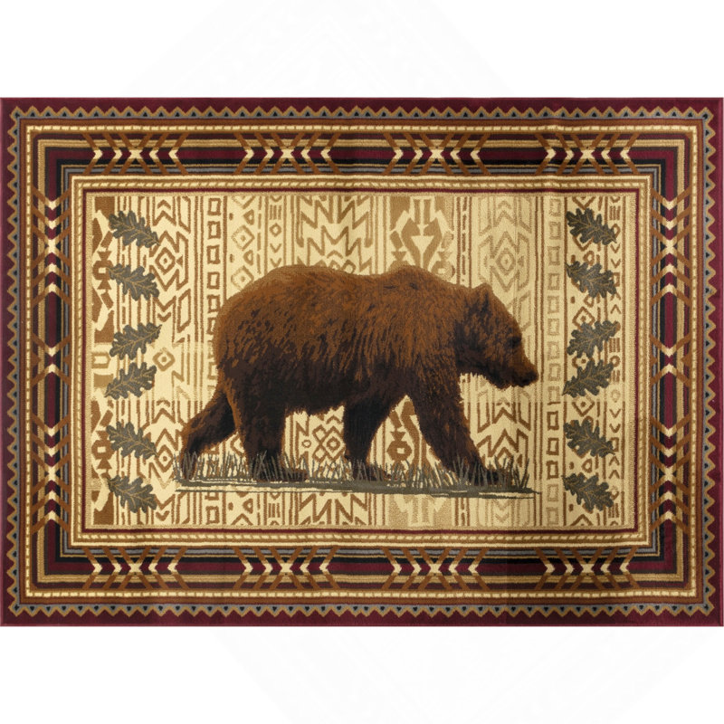 Multi 2 Ft. 7 In. X 7 Ft. 3 In. Lodge Area Rug, Runner 2'7" x 7'3"
