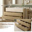 Meuble-lavabo double 60 po en chêne Aura Saffi Ridge