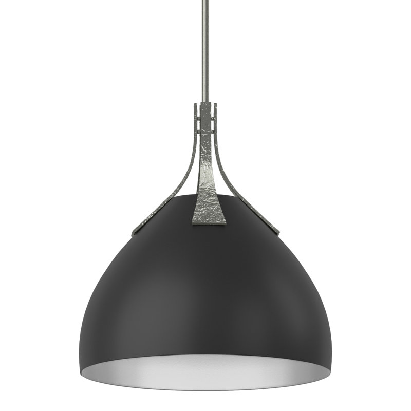Summit 1 - Light Single Dome Pendant, Black, Sterling