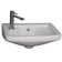 Barclay Mirna 14.5'' White Vitreous China Rectangular Bathroom Sink with Overflow