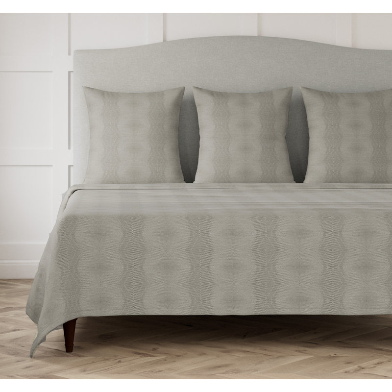 Vector Coverlet, King Coverlet, Ecru