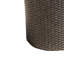 Table d'appoint Wicker Weave Barrel, meuble décoratif d'extérieur durable et élégant sans assemblage requis
