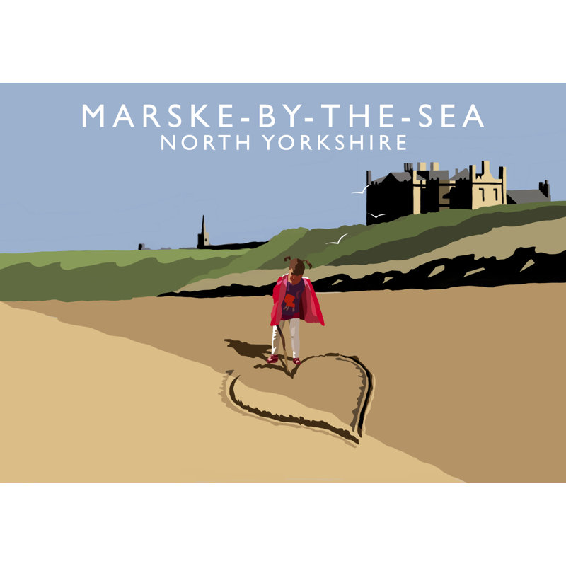 Marske-by-the-Sea 2 by Richard O'Neil - Print, 30 cm H x 40 cm W x 1 cm D, No Frame