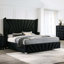Chambre à coucher Tête de lit à oreilles 1pc Grand lit Mobilier de lit rembourré en tissu-1687858966-1687858964