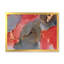 Gris et rouge, art abstrait fluide de luxe - peinture sur toile-67323102-67323111