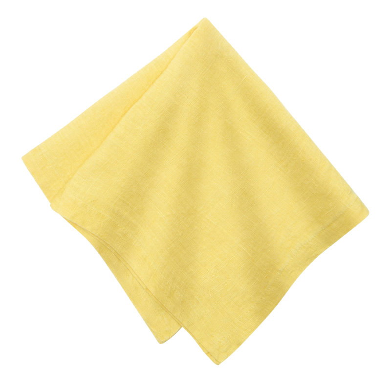 Linen Square Napkin, Citrus