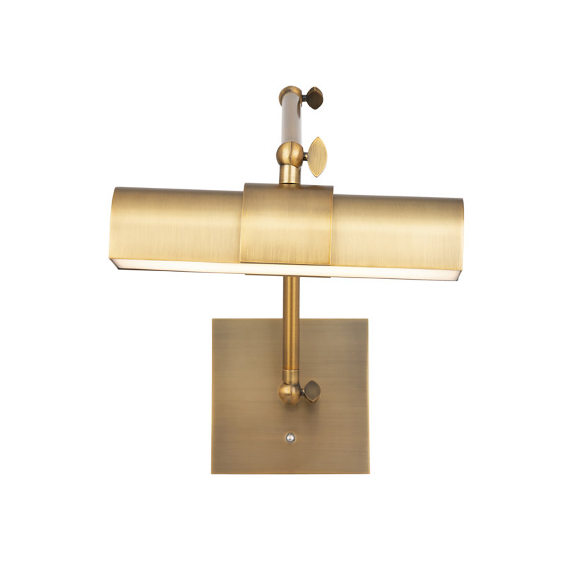 10'' Dimmable LED Wall Mounted Picture Light, Aged Brass