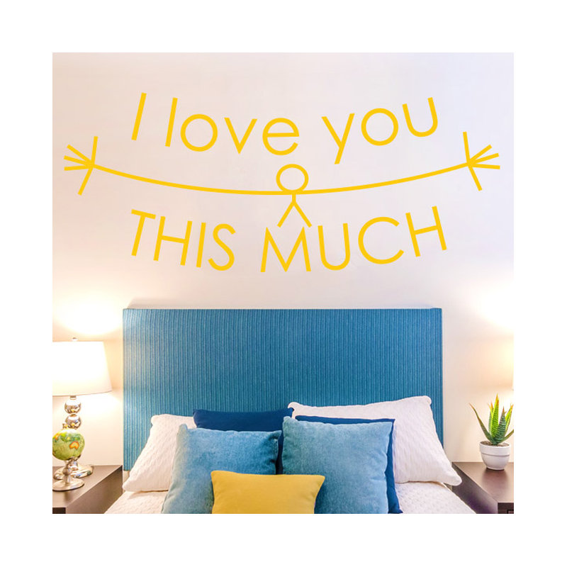 Non-Wall Damaging Wall Decal, Dark Yellow
