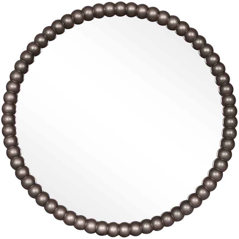 Miroir d'appoint Ayde, Blanc, 28 po x 28 po