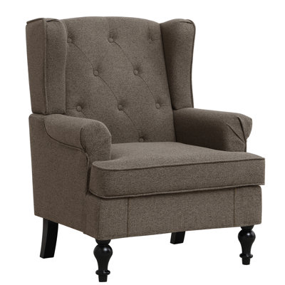 Upholsterd Wingback Armchair