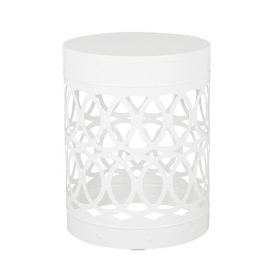Outdoor Metal S/2 End Table