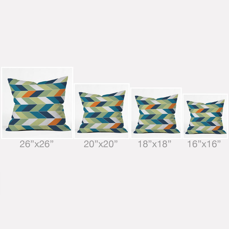Gabi Forward Throw Pillow, 16" x 16"