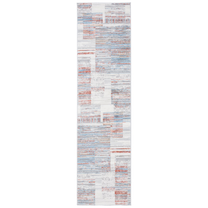 Shivan 100 Performance Abstract Rug, Runner 2'2" x 8'