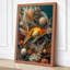 Goldfish Among Stones Eclectic 1 Piece Wrapped Canvas Wall Art-165711263-165711232
