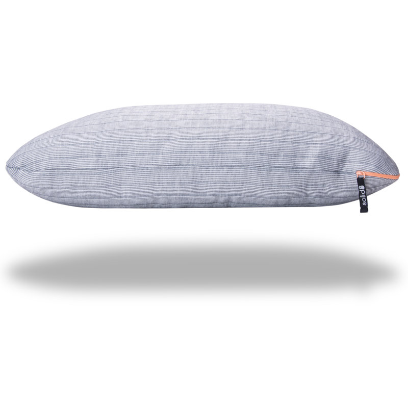 Jumbo Gray Polyester Down Alternative Cooling Bed Pillow