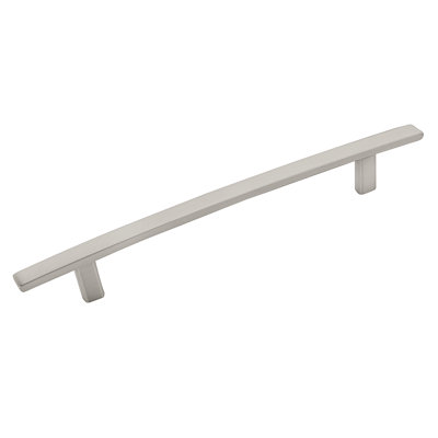 Cyprus 6-5/16 inch (160mm) Center-to-Center Satin Nickel Cabinet Pull - 10 Pack