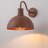 Rusty Outdoor Gooseneck Barn Wall Light-192717211